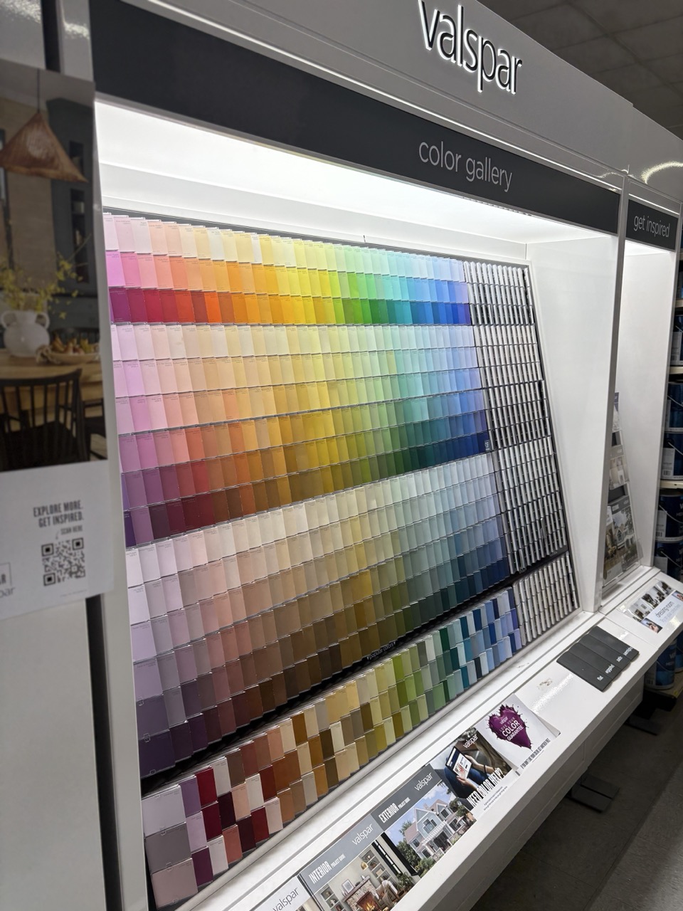 Valspar color gallery inside Franklinville Hardware